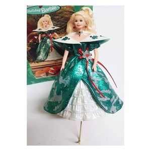 Vintage Holiday Barbie Hallmark Christmas Stocking Hanger/Holder 1996
